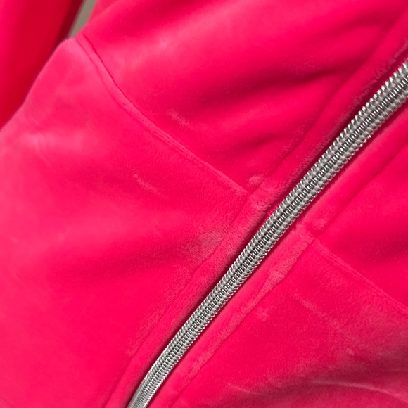 Paris Hilton Pink Hooded Jacket with Star Sleeve Detail - Picture 3 of 5